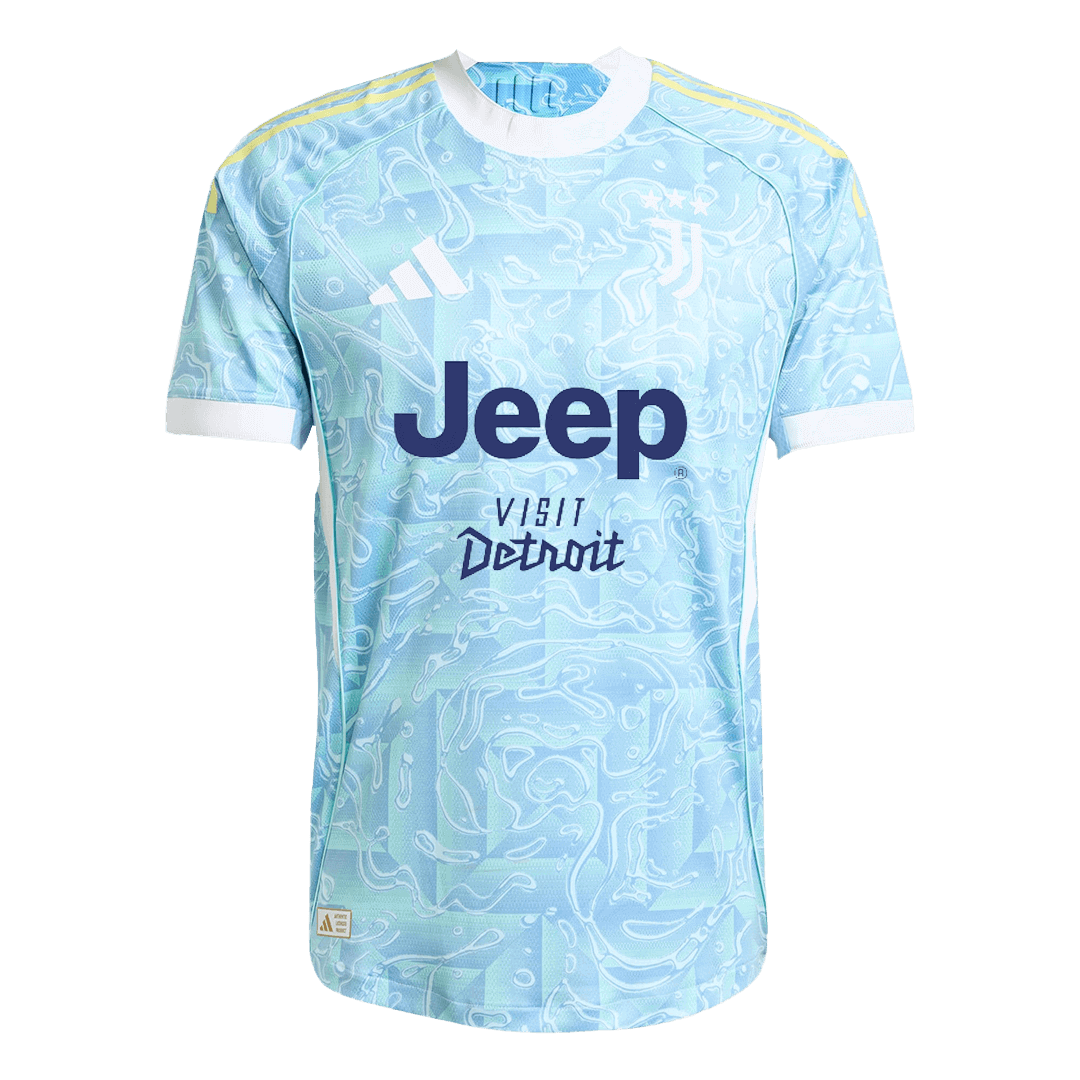 Camiseta Auténtica KALULU #15 Juventus 2025/26 Segunda Equipación - Version Jugador