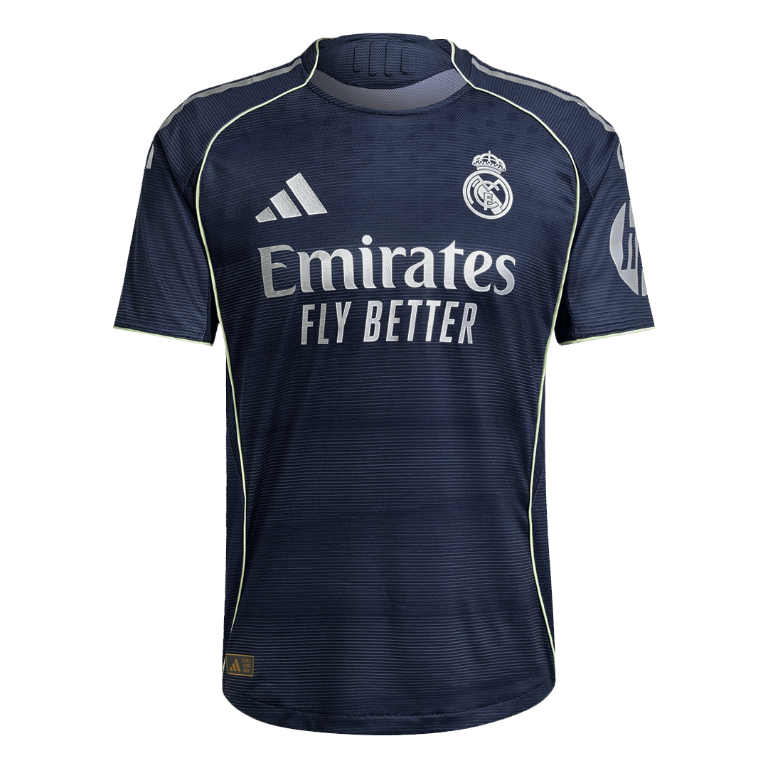 Camiseta Auténtica BELLINGHAM #5 Real Madrid 2025/26 Segunda Equipación-Versión Jugador