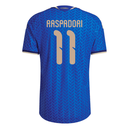 Camiseta Auténtica RASPADORI #11 Italy 2026 Primera Equipación Copa del Mundo - Version Jugador