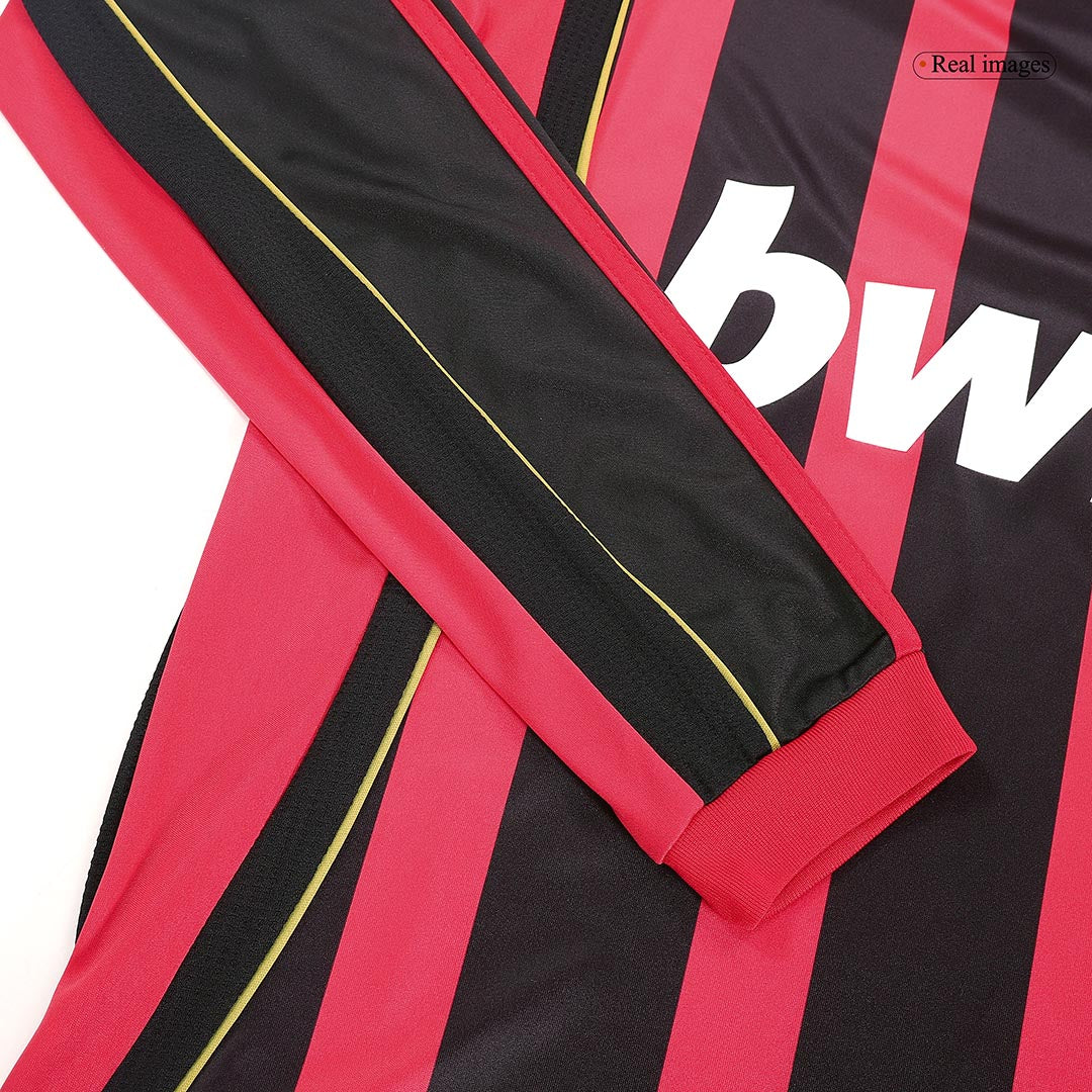 Tricouri Fotbal Vintage AC Milan RONALDO #99 Acasă 2006/07 Mânecă Lungă