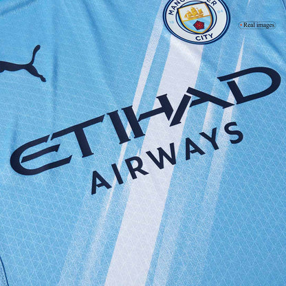 Camiseta Auténtica REIJNDERS #4 Manchester City 2025/26 Primera Equipación - Version Jugador