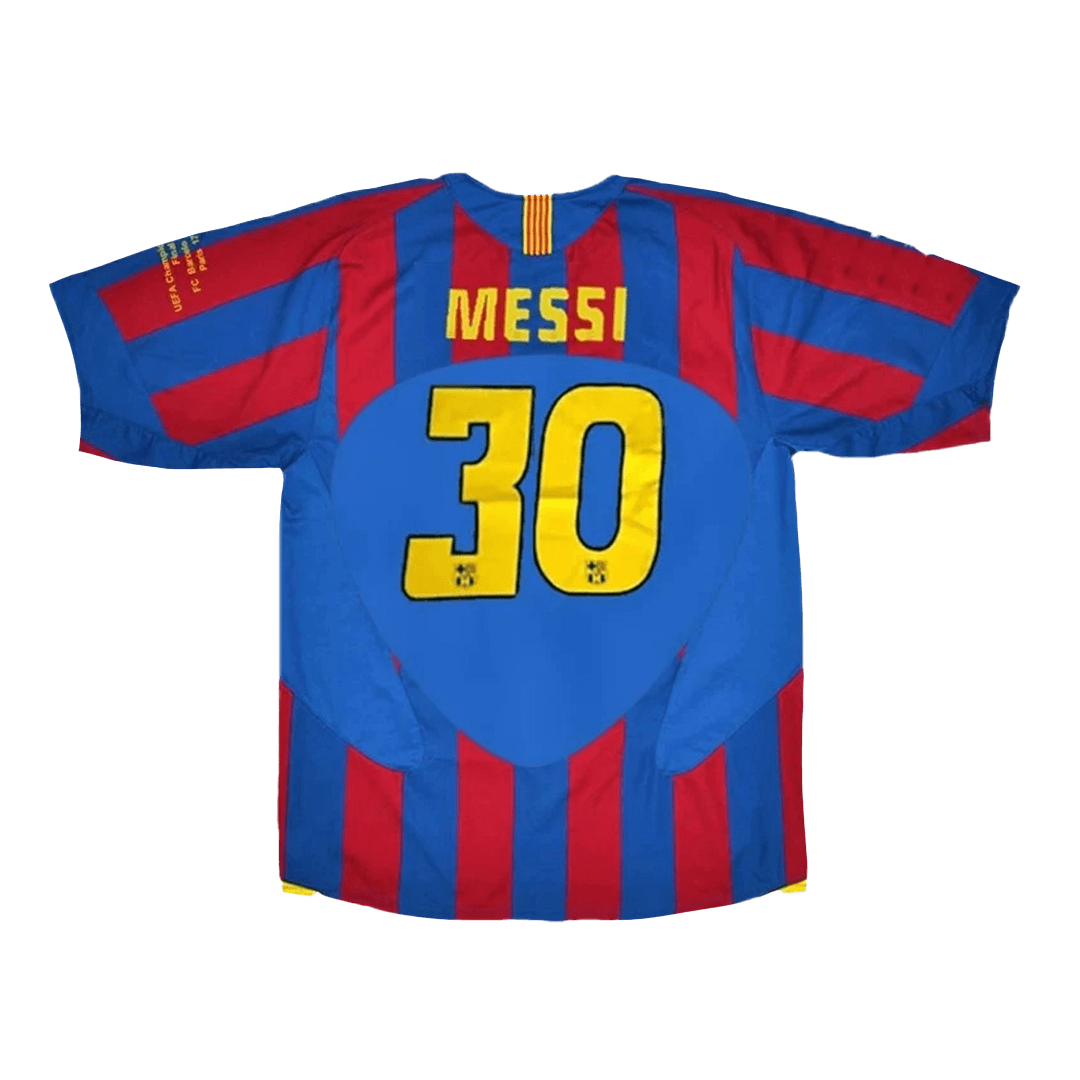 UCL Camiseta Retro 2005/06 MESSI #30 Barcelona Primera Equipación 2025/26