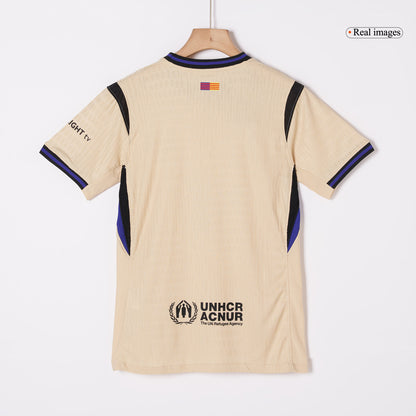 Camiseta Auténtica LAMINE YAMAL #10 Barcelona 2025/26 Segunda Equipación-Versión Jugador-Camisetas Pasion Shop