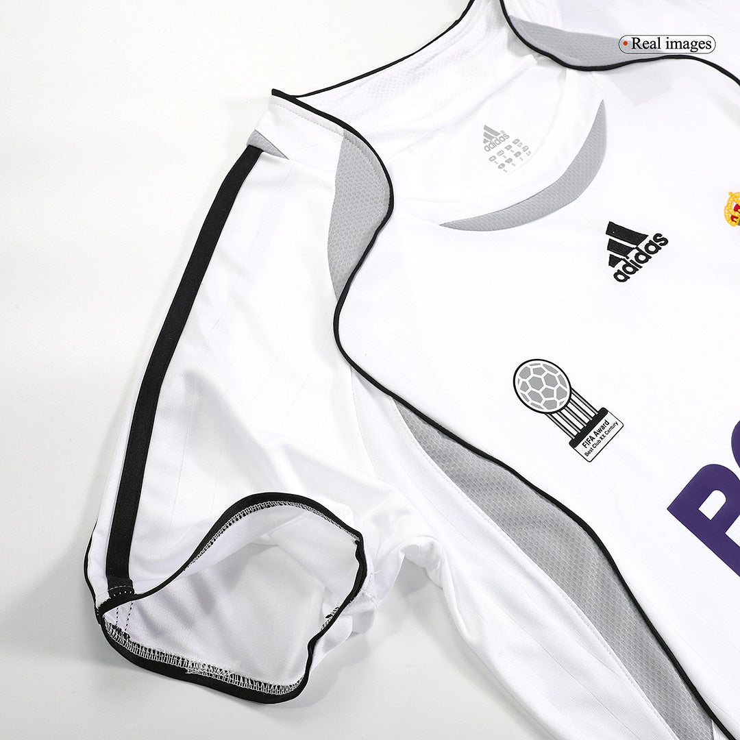Retro 2006/07 SERGIO RAMOS #4 Real Madrid Primera Equipación
