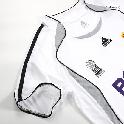 Tricouri Fotbal Vintage Real Madrid SERGIO RAMOS #4 Acasă 2006/07