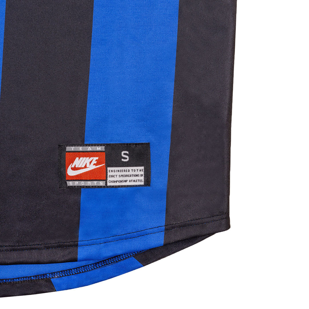 Tricouri Fotbal Vintage Inter Milano RONALDO #9 Acasă 1999/00