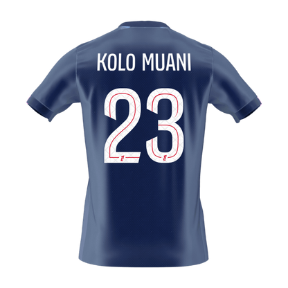 Camiseta KOLO MUANI #23 PSG 2025/26 Primera Equipación - Version Hincha - Calidad premium
