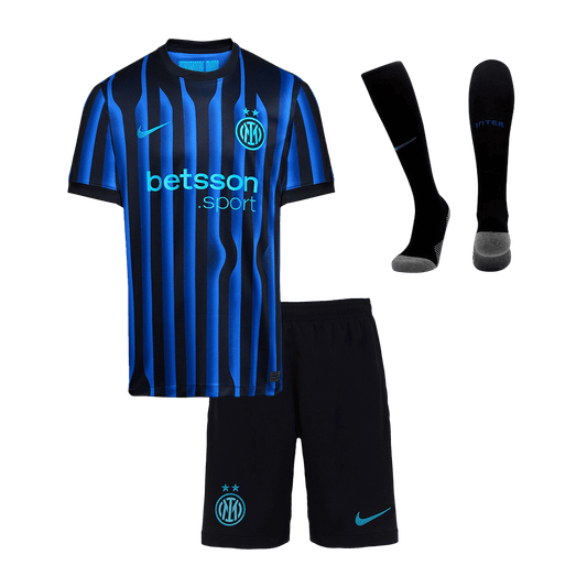 Conjunto Infantil Completo Inter Milan 2025/26 Primera Equipación camiseta de fútbol