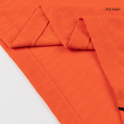 Camiseta Auténtica F.DE JONG #21 Netherlands 2026 Primera Equipación Copa del Mundo - Version Jugador