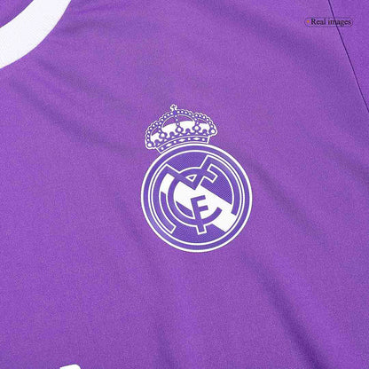Tricouri Fotbal Vintage Real Madrid BENZEMA #9 Deplasare 2016/17 Mânecă Lungă