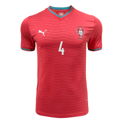 Camiseta Auténtica RÚBEN DIAS #4 Portugal 2026 Primera Equipación Copa del Mundo - Version Jugador