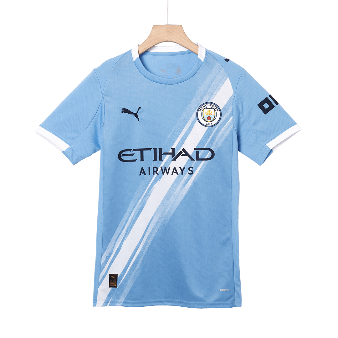Camiseta HAALAND #9 Manchester City 2025/26 Primera Equipación-Versión Hincha