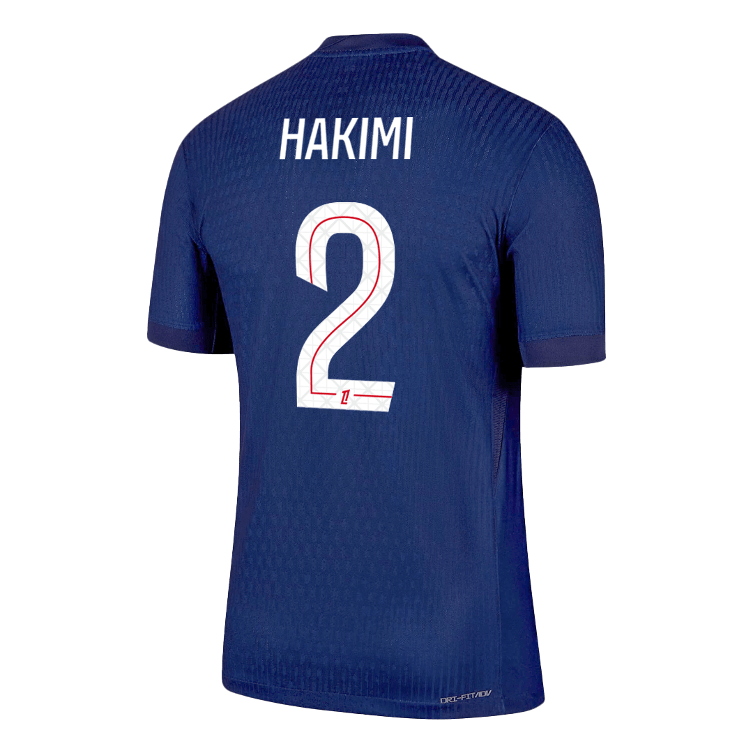 Camiseta Auténtica HAKIMI #2 PSG 2025/26 Primera Equipación - Version Jugador
