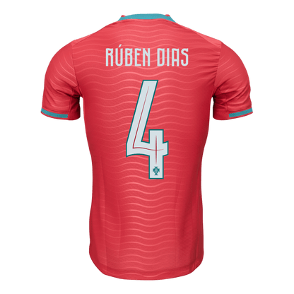 Camiseta Auténtica RÚBEN DIAS #4 Portugal 2026 Primera Equipación Copa del Mundo - Version Jugador