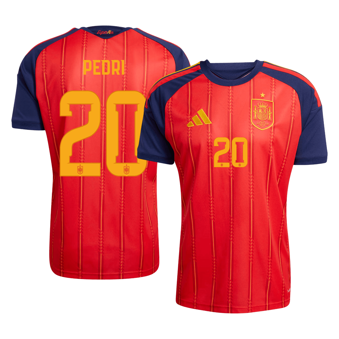 Camiseta PEDRI #20 Spain 2026 Primera Equipación Copa del Mundo - Version Hincha - Calidad premium