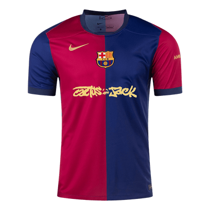 Camiseta Barcelona X Travis Scott 2024/25 Primera Equipación Hombre - Versión Hincha