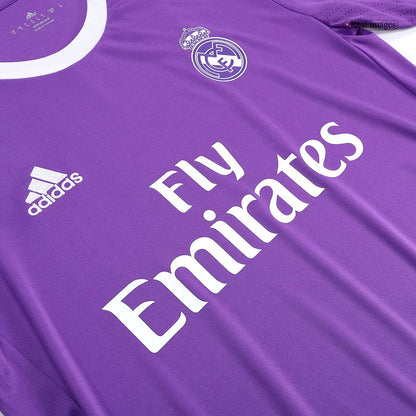 Retro 2016/17 Real Madrid Segunda Equipación Manga Larga