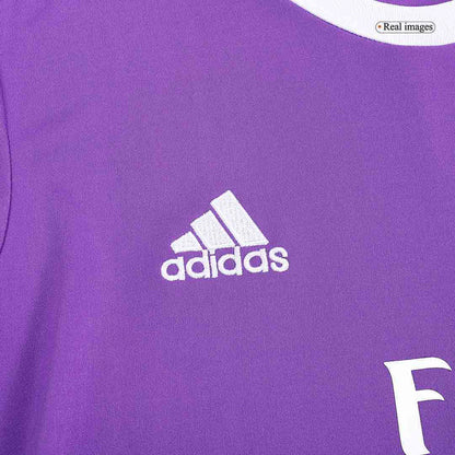 Camiseta Retro 2016/17 Benzema #9 Real Madrid Manga Larga