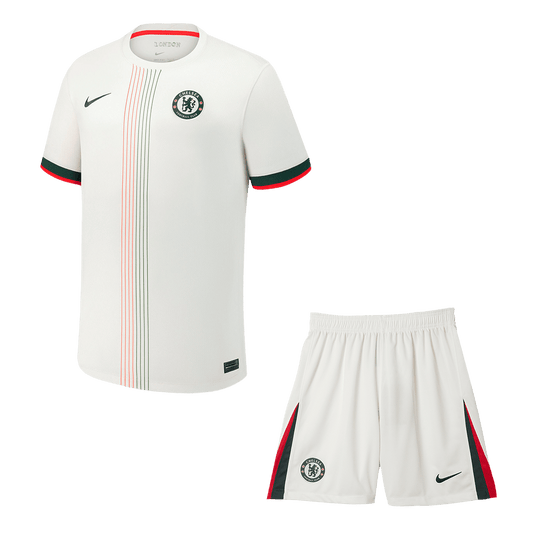 Conjunto Chelsea 
2025/26 Segunda Equipación camiseta de fútbol