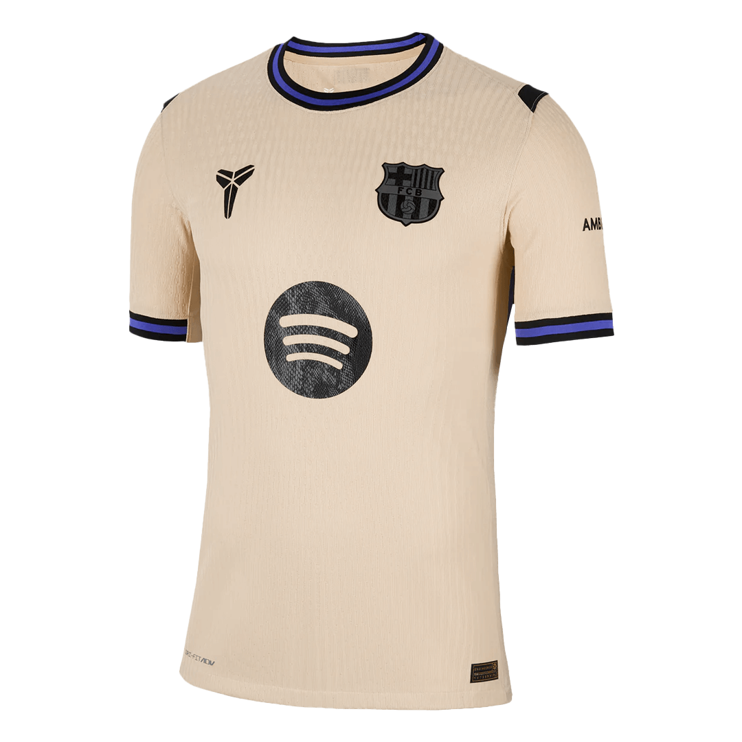Camiseta Auténtica LAMINE YAMAL #10 Barcelona 2025/26 Segunda Equipación-Versión Jugador-Camisetas Pasion Shop