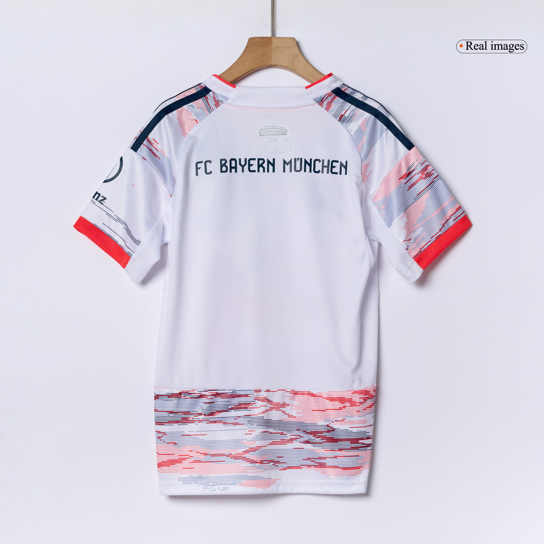 Conjunto Infantil Completo Bayern Munich 2025/26 Segunda Equipación Kids-Camisetas Pasion Shop