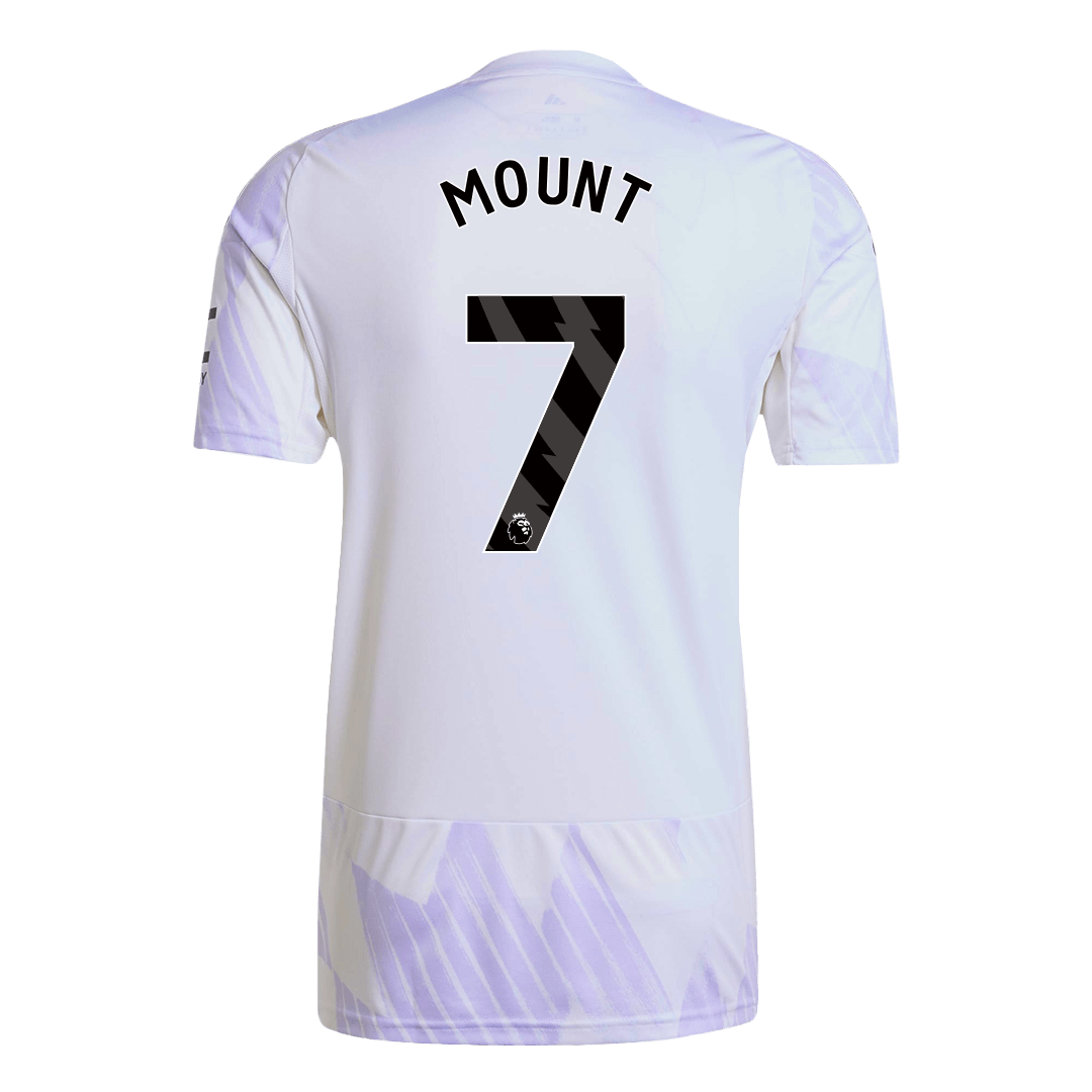 Camiseta MOUNT #7 Manchester United 2025/26 Segunda Equipación - Versión Hincha