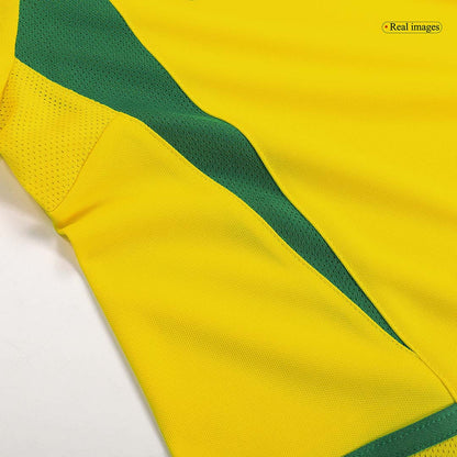 Tricouri Fotbal Vintage Brazilia CAFU #2 Acasă 2002/03