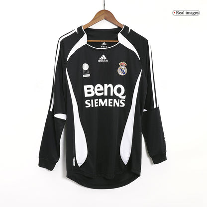 Retro 2006/07 RAUL #7 Real Madrid Segunda Equipación Manga Larga