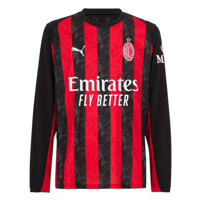 Manga Larga AC Milan 2025/26 Primera Equipación -Versión Hincha camiseta de fútbol