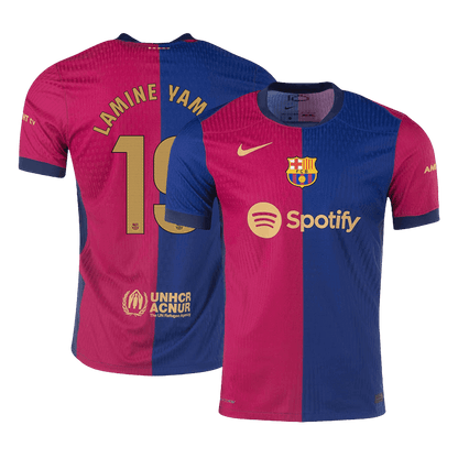 Camiseta LAMINE YAMAL #19 Barcelona 2024/25 Primera Equipación - Versión Jugador